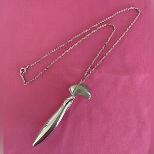 Tiffany & Co. Frank Gehry Sterling Silver Pendant Necklace